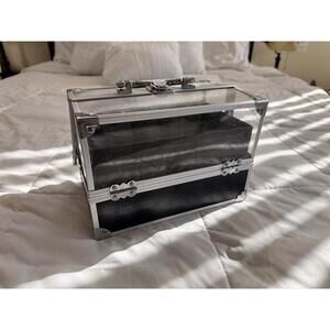 Black Practical Small Ultimate Makeup Train Case, Used